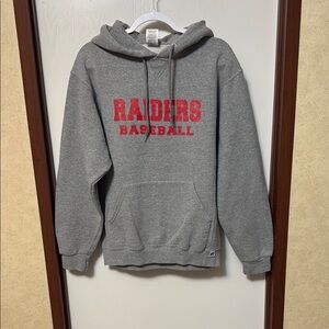 Russell Athletic Gray Raiders Baseball Hoodie Size M